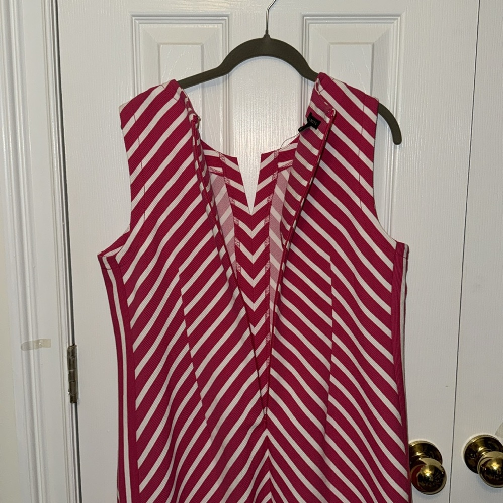 Talbots Pink and White Striped Dress - Picture 6 of 10